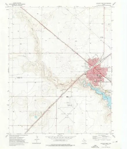 Preview Image Of Dalhart West TX 1973 95706