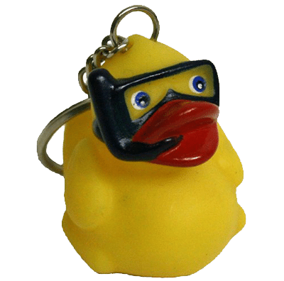 Scuba Duck Keyring