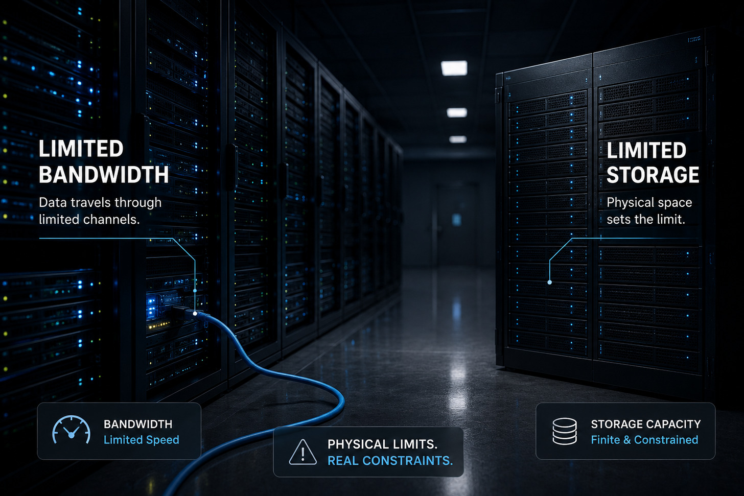 Storage Space and Bandwidth Limitations