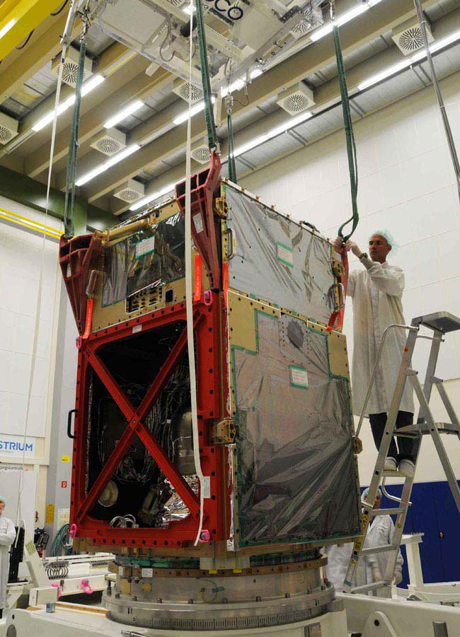 Sentinel-2A Bus Arrives in Germany for Final Assembly - SpaceNews