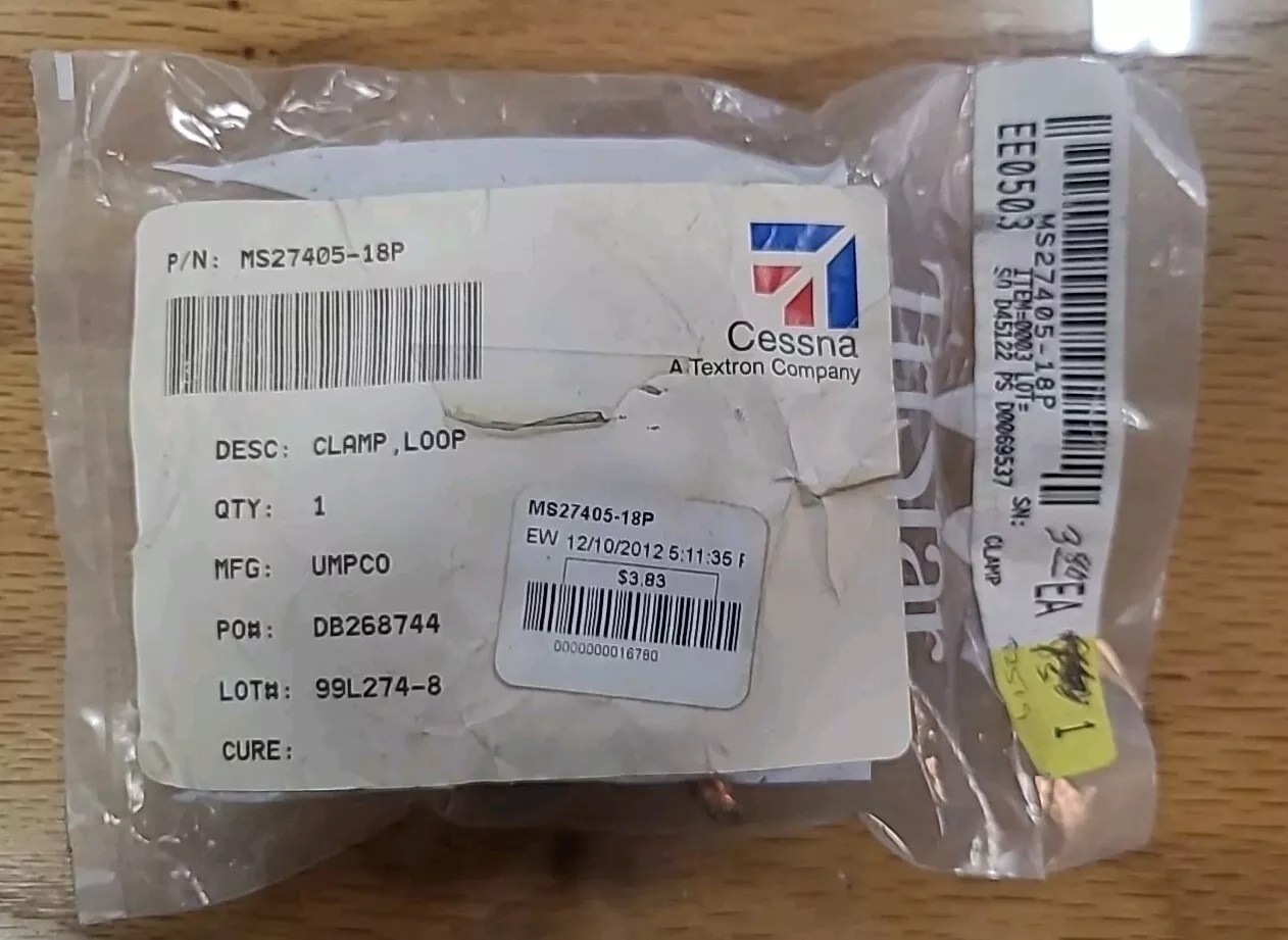 Cessna Loop Clamp MS27405-18P
