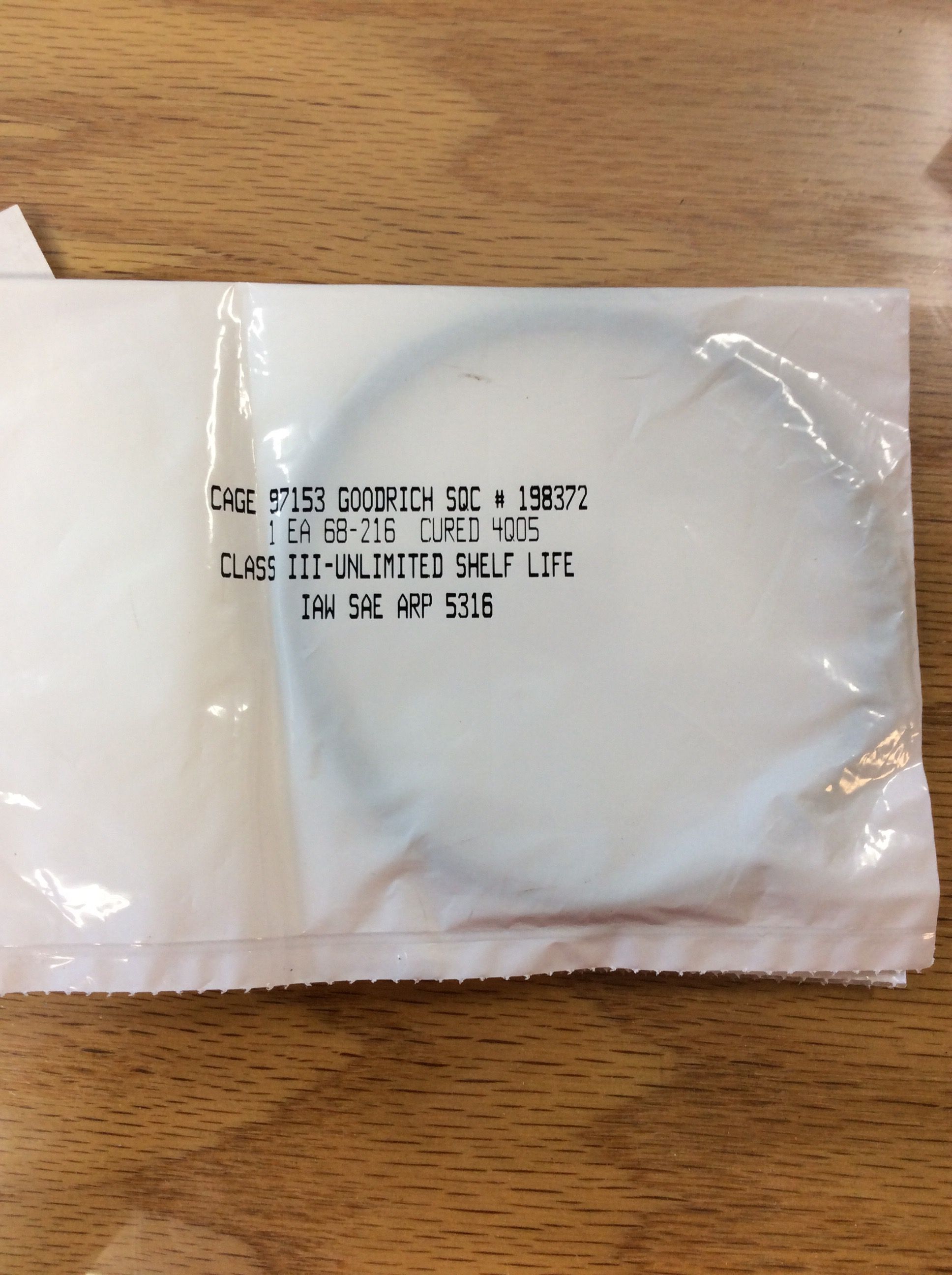 Cessna Goodrich O-Ring/Packing 68-216