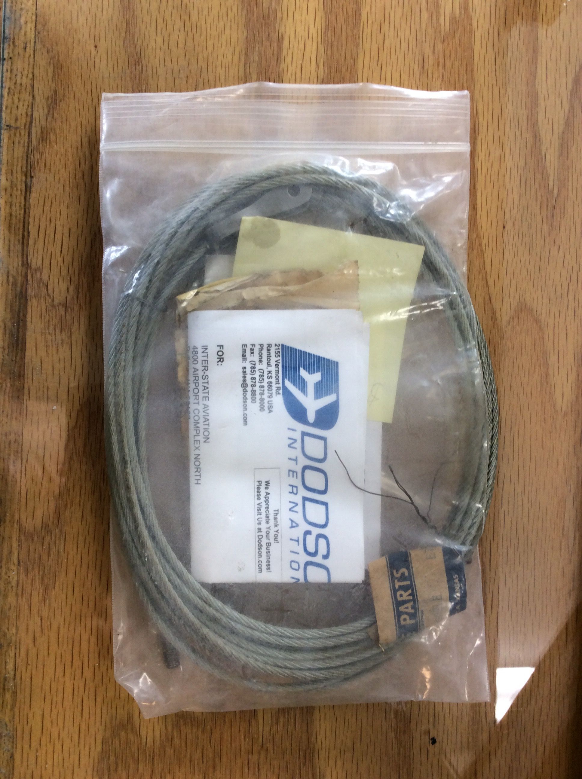 Dodson Control Cable 1460100-11