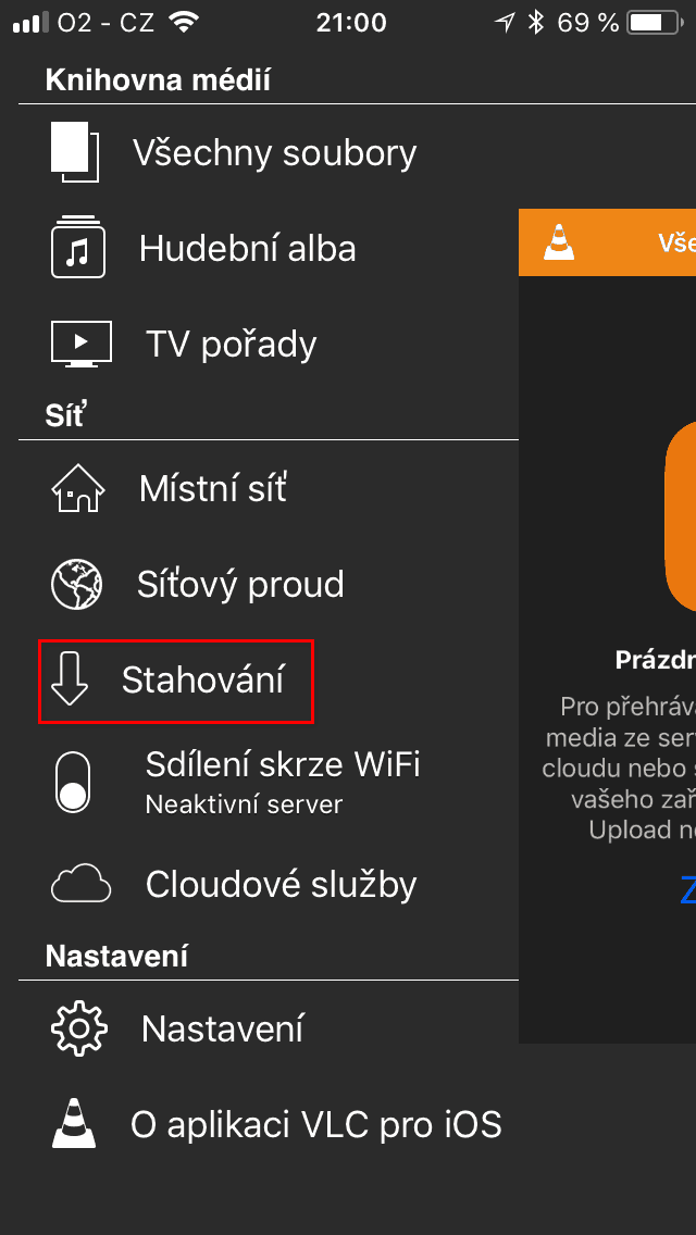 Přejdeme na Stahování