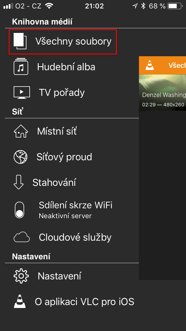Přejděte na Všechny soubory