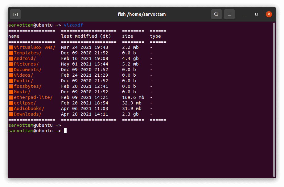 Display-directory-data-using-vizexdf