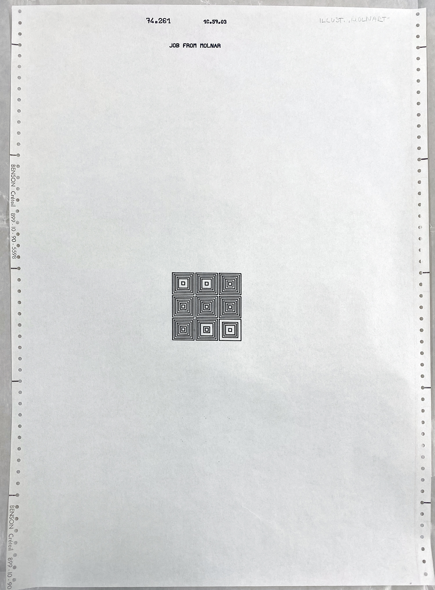 Hommage à Barbaud No. 1 (Tribute to Barbaud)