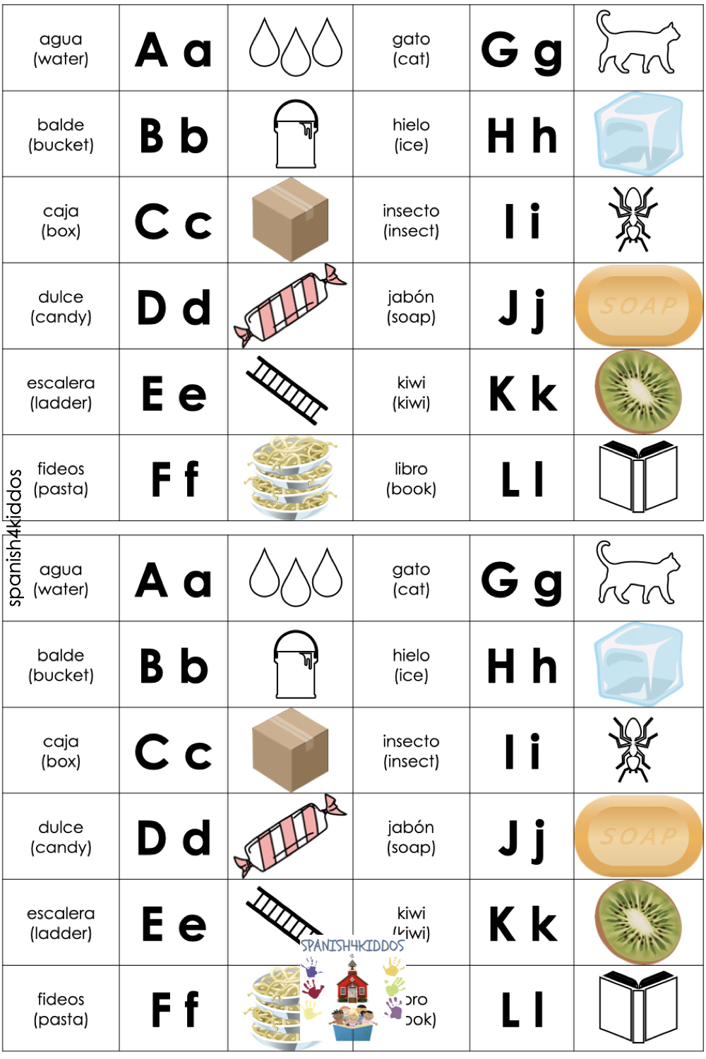 bilingual letter recognition
