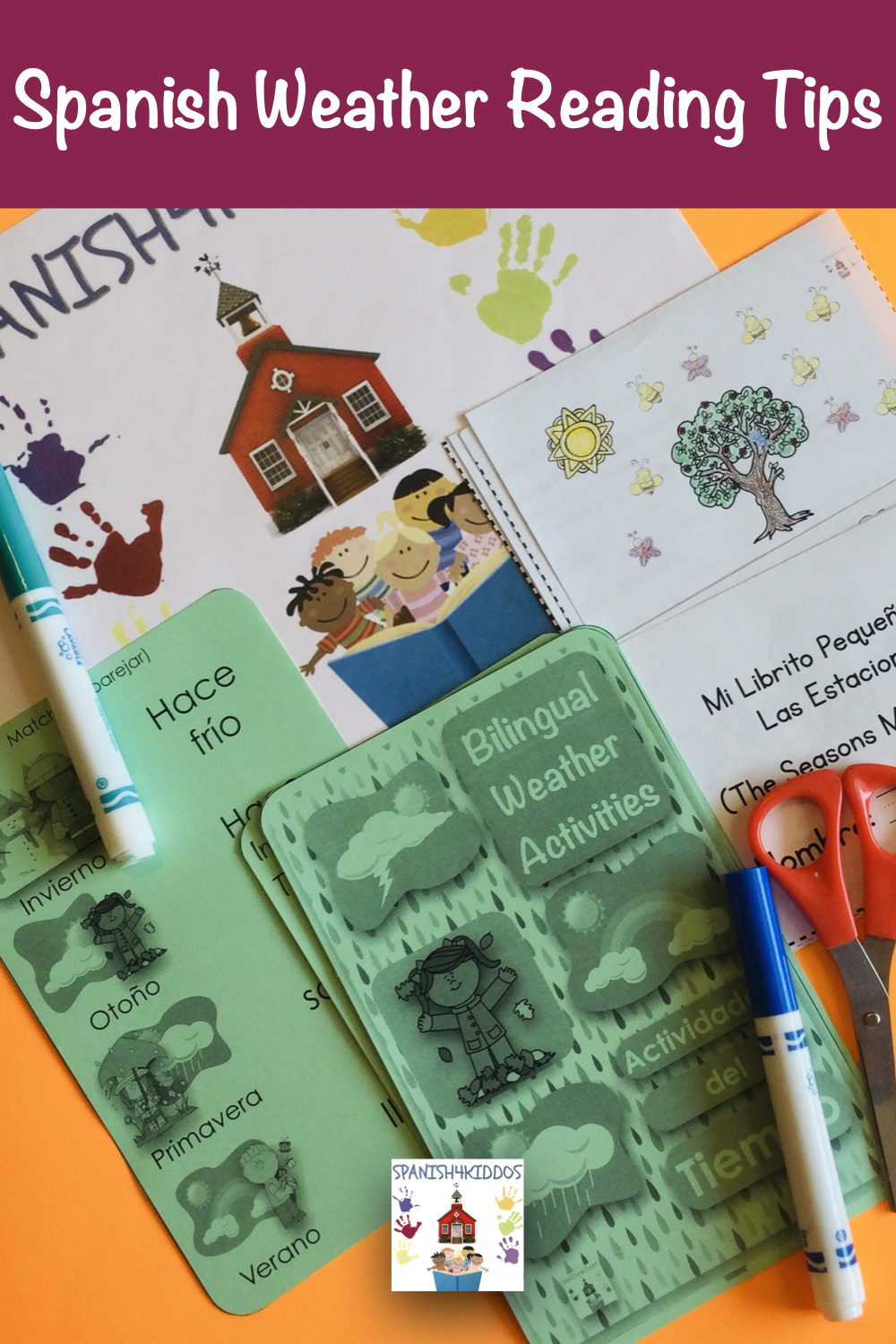 Spanish weather reading activities
