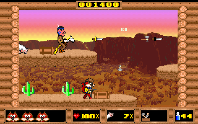 Skunny: Wild West for DOS – sparcie