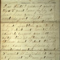 1865: Thomas Marx to Amelia Marx