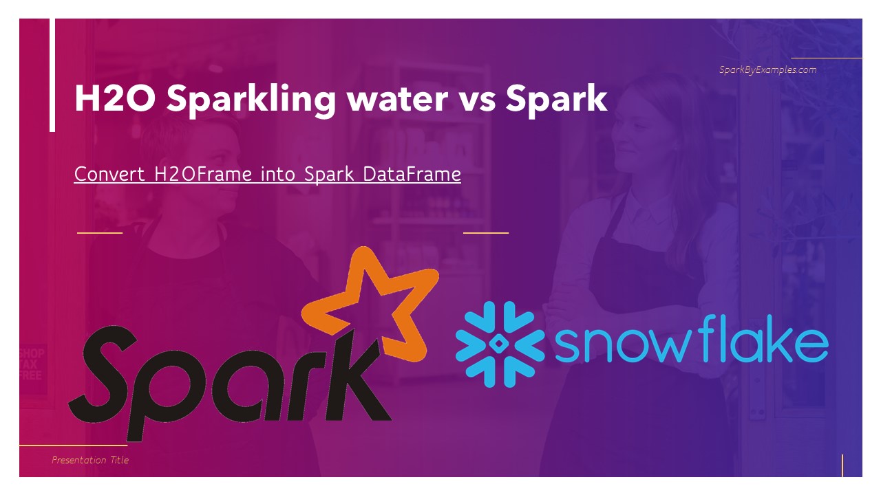 Learn about H2O Sparkling Water from Team SparkbyExamples Spark By