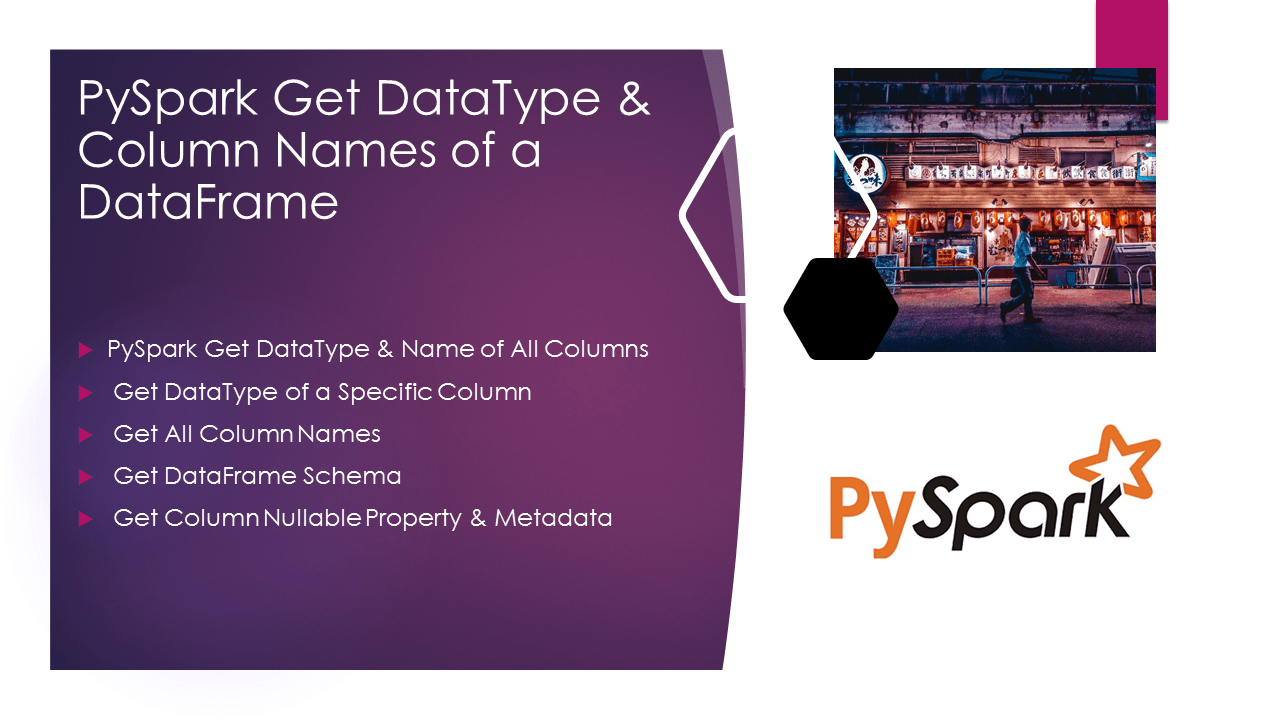 Read more about the article PySpark Retrieve DataType & Column Names of DataFrame