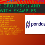 Pandas Groupby() And Sum() With Examples - Spark By {Examples}