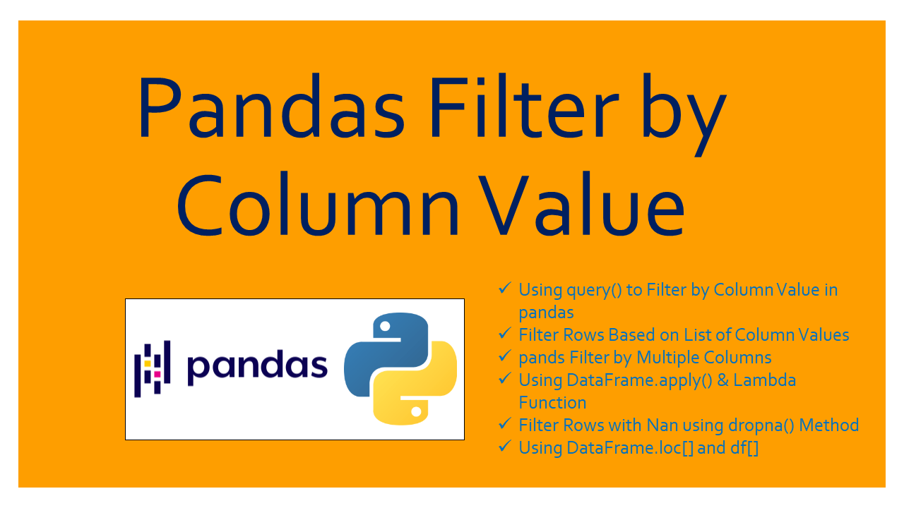 Read more about the article Pandas Filter by Column Value