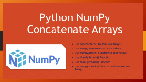 How to Concatenate NumPy Arrays - Spark By {Examples}