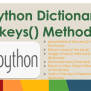 Python Dictionary Keys() Method Usage - Spark By {Examples}