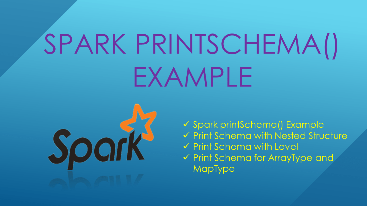 spark printschema