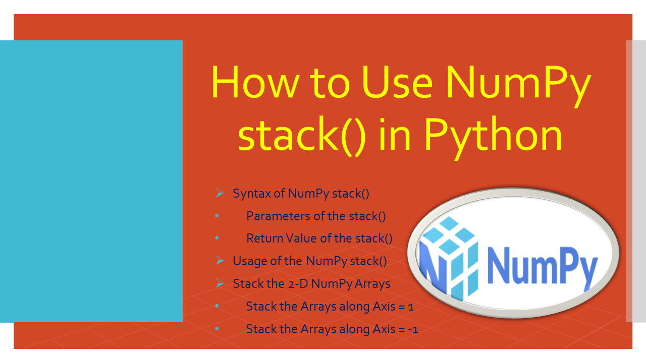 How to Use NumPy stack() in Python - Spark By {Examples}