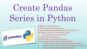 Create Pandas Series in Python - Spark By {Examples}