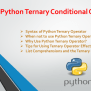Python Ternary Conditional Operator - Spark By {Examples}