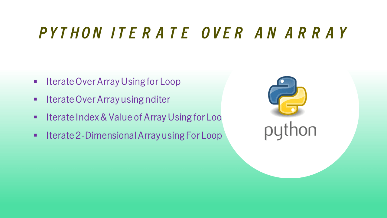 Loop over