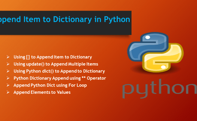 Append Item To Dictionary In Python - Spark By {Examples}