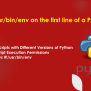 Using #!/usr/bin/env On The First Line Of A Python Script - Spark By ...