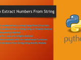 Python Extract Numbers From String Spark By Examples