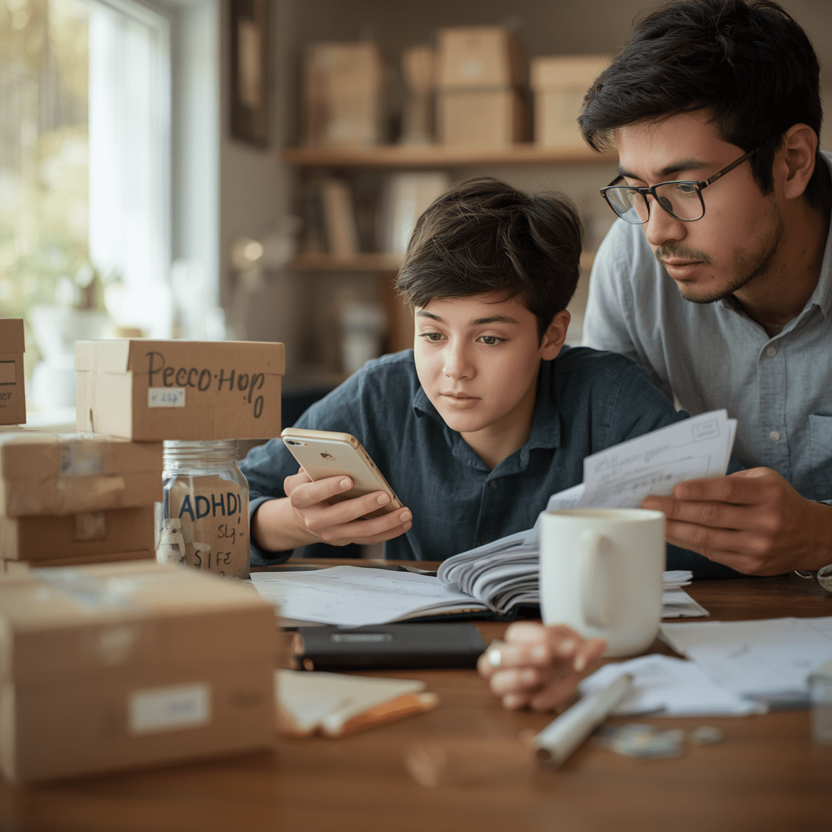 ADHD teen money management, impulsive spending in ADHD, financial literacy for teens, ADHD overspending, money boundaries for teenagers
