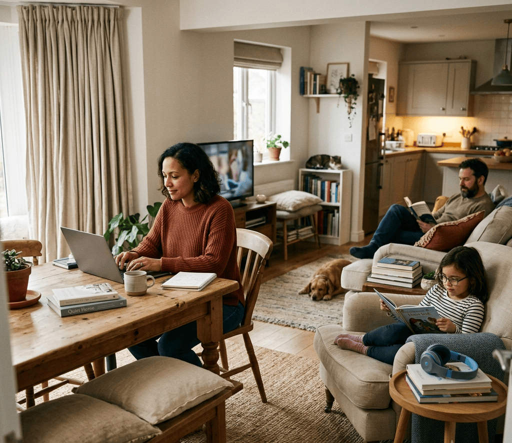 sensory overload at home, noise management for autism, sensory friendly home, ADHD sensory overload, sensory processing differences