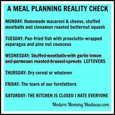 funny menu