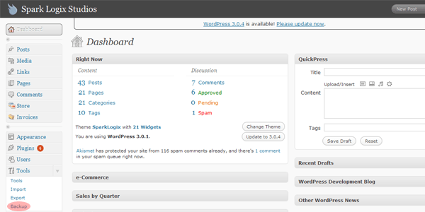 Let's start with the basics. How to Backup Your WordPress Website Database - Spark Logix Studios