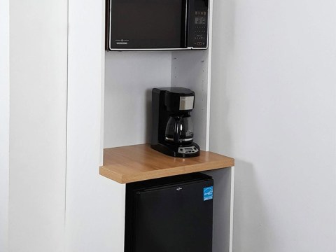 Multi Functional Cupboard, Mini Fridge Microwave Cabinet