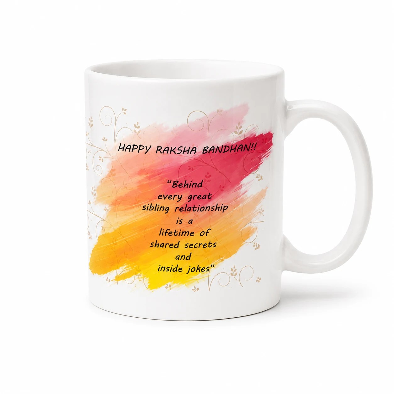 Personalized Raksha Bandhan Mug | Custom Rakhi Gift Mug
