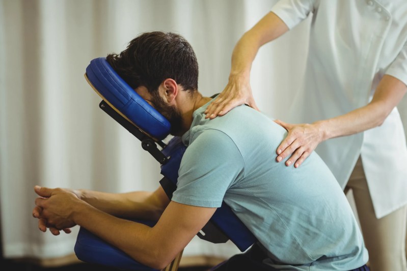 Full Body Chair Massage in Dubai - Sparsh Wellness