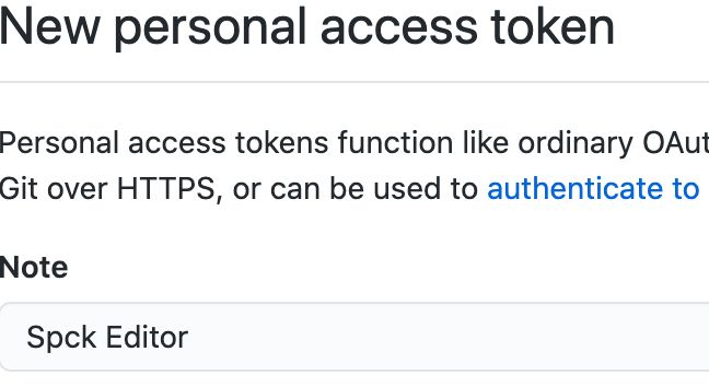Creating An App Token Spck Editor Docs - Dark Photos - Artistic HD Collection