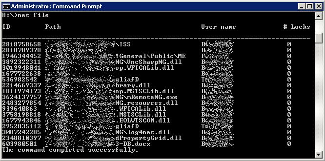 Pliki otwarte na zdalnym komputerze – NET FILE, OPENFILES.exe, czy ...