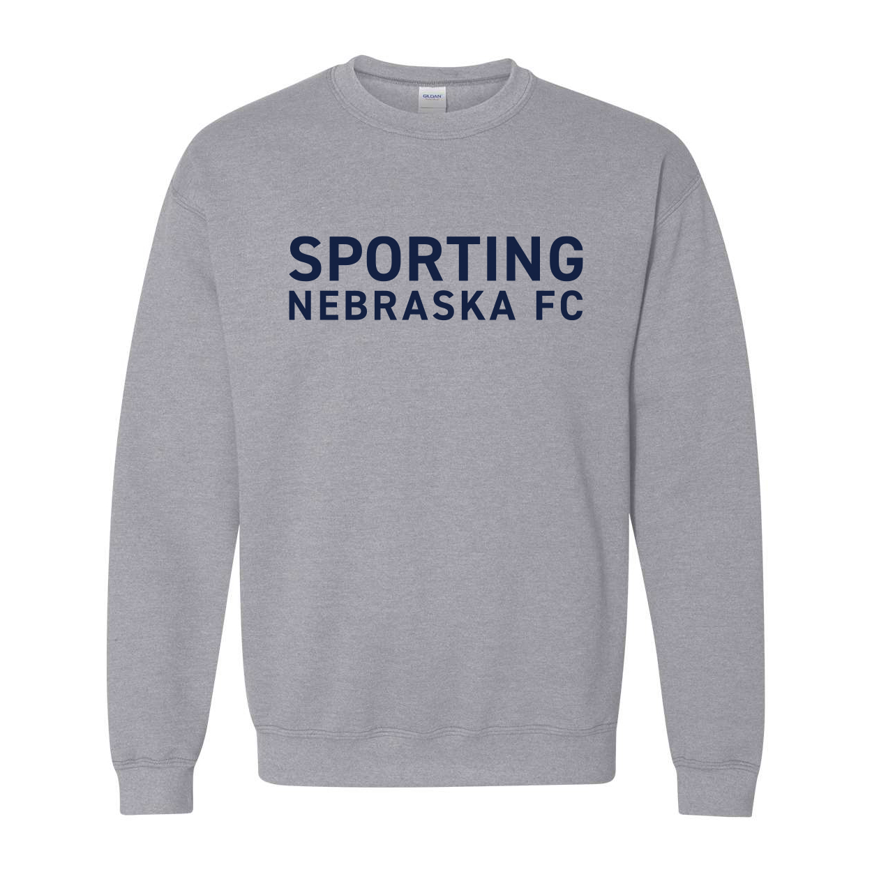 Sporting Nebraska FC - Gildan Crewneck Sweatshirt (Logo 2)