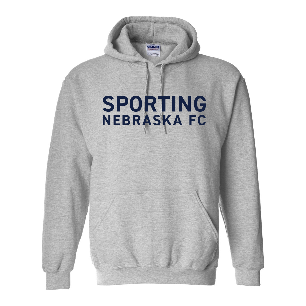 Sporting Nebraska FC - Gildan Hooded Sweatshirt (Logo 2)