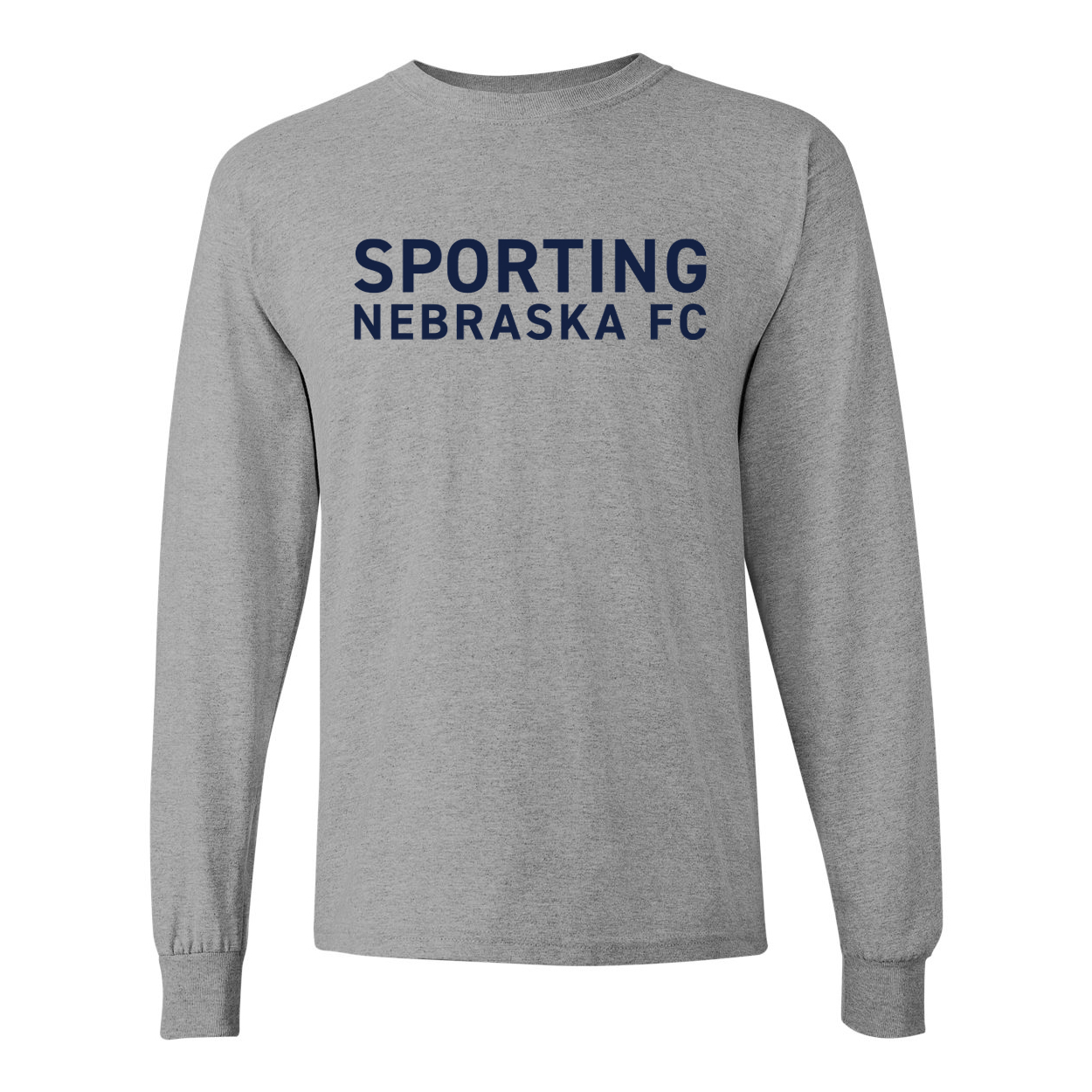 Sporting Nebraska FC - Gildan Long Sleeve T-Shirt (Logo 2)