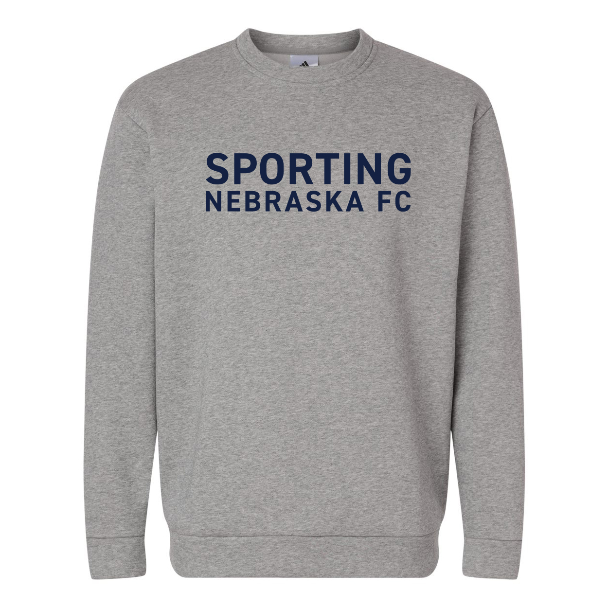 Sporting Nebraska FC - Adidas Fleece Crewneck Sweatshirt (Logo 2)