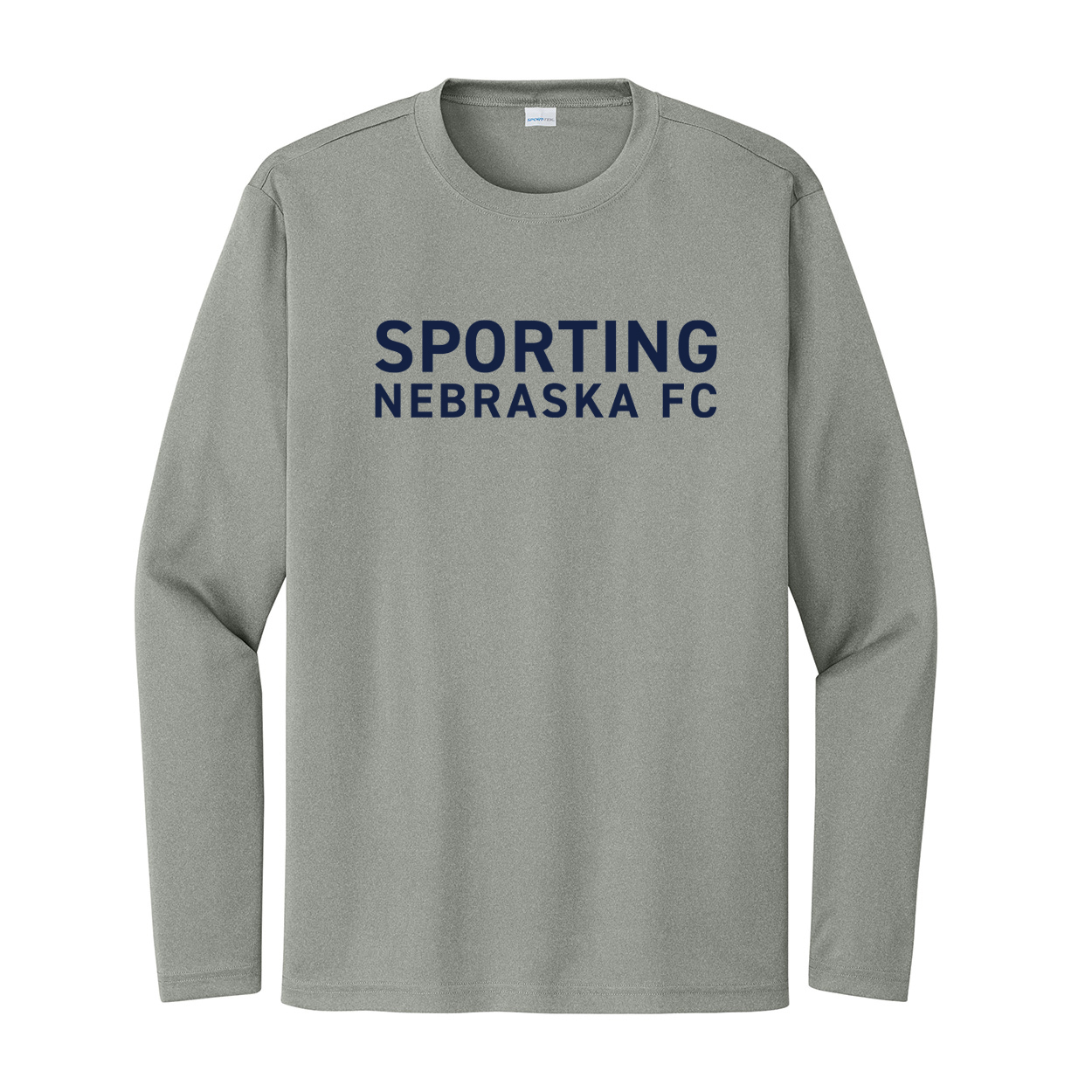 Sporting Nebraska FC - Sport-Tek Polyester Long Sleeve T-Shirt (Logo 2)