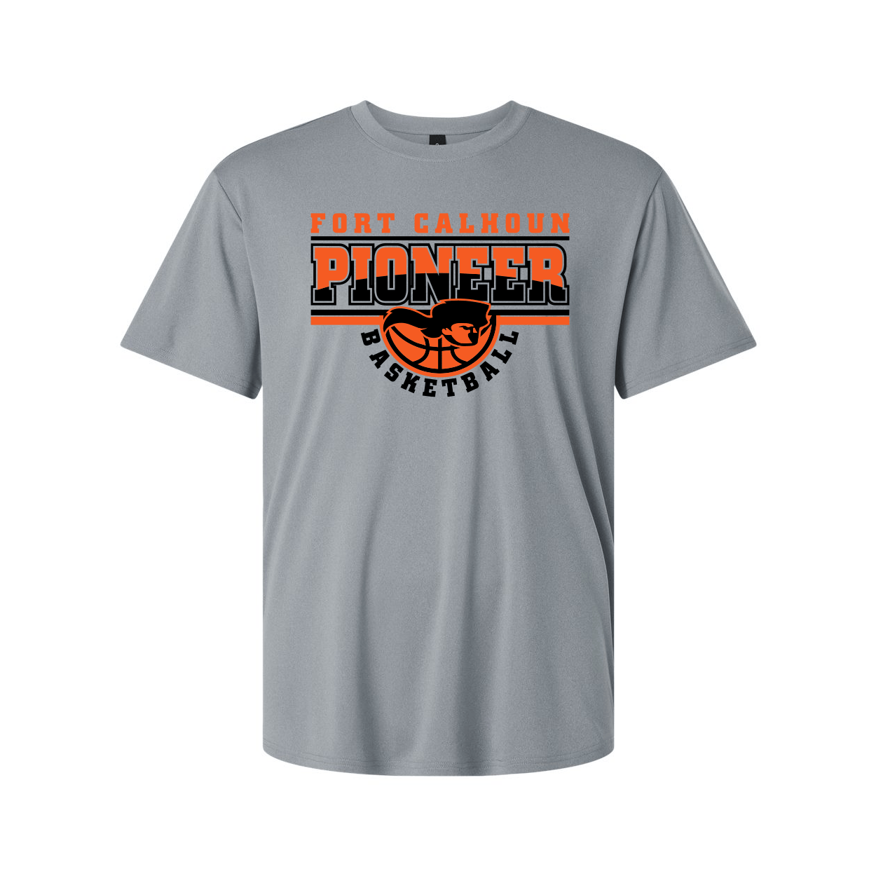 Fort Calhoun Basketball - Sport-Tek Performance T-Shirt (Logo 2)