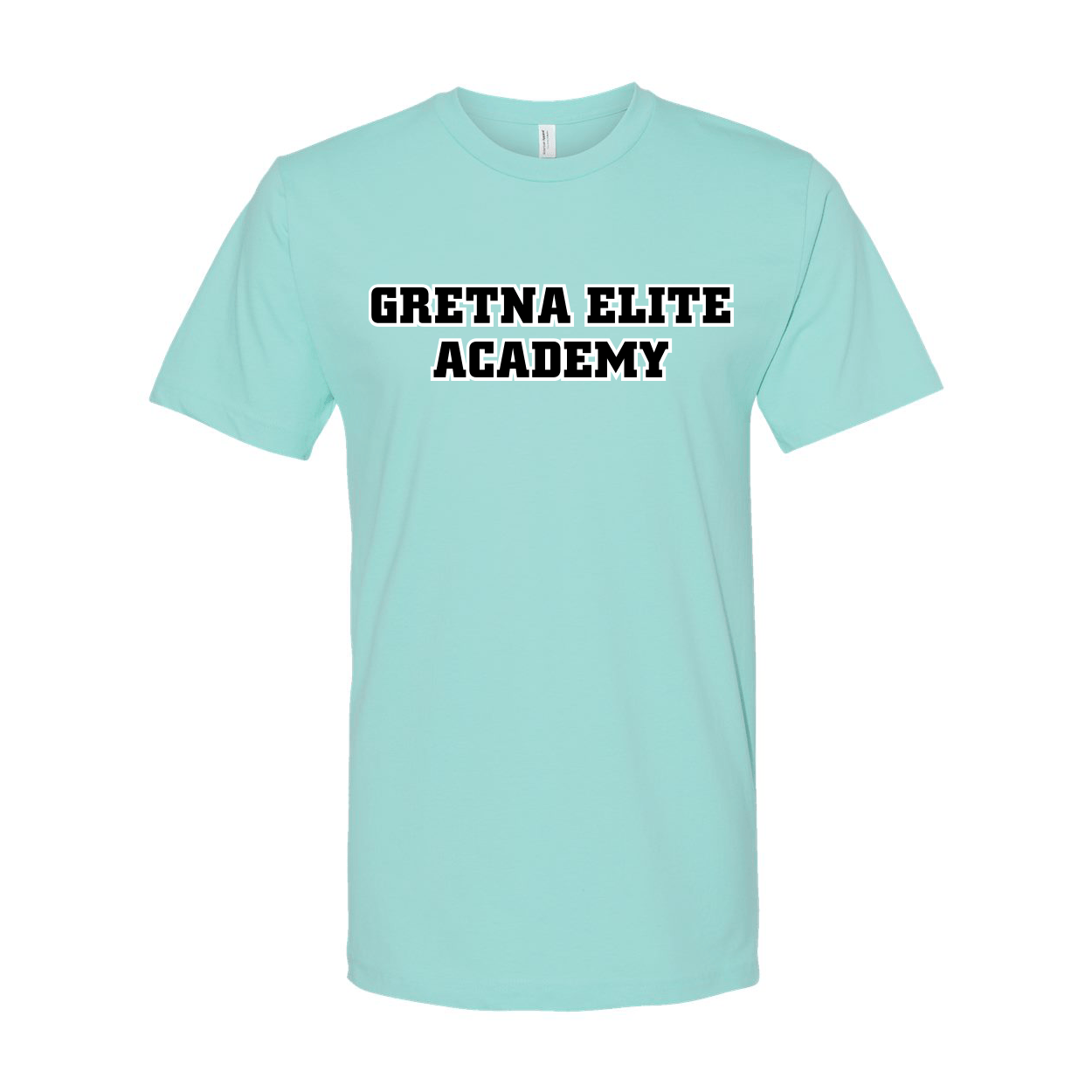 Gretna Elite - American Apparel T-Shirt - TEAL (Text Logo)