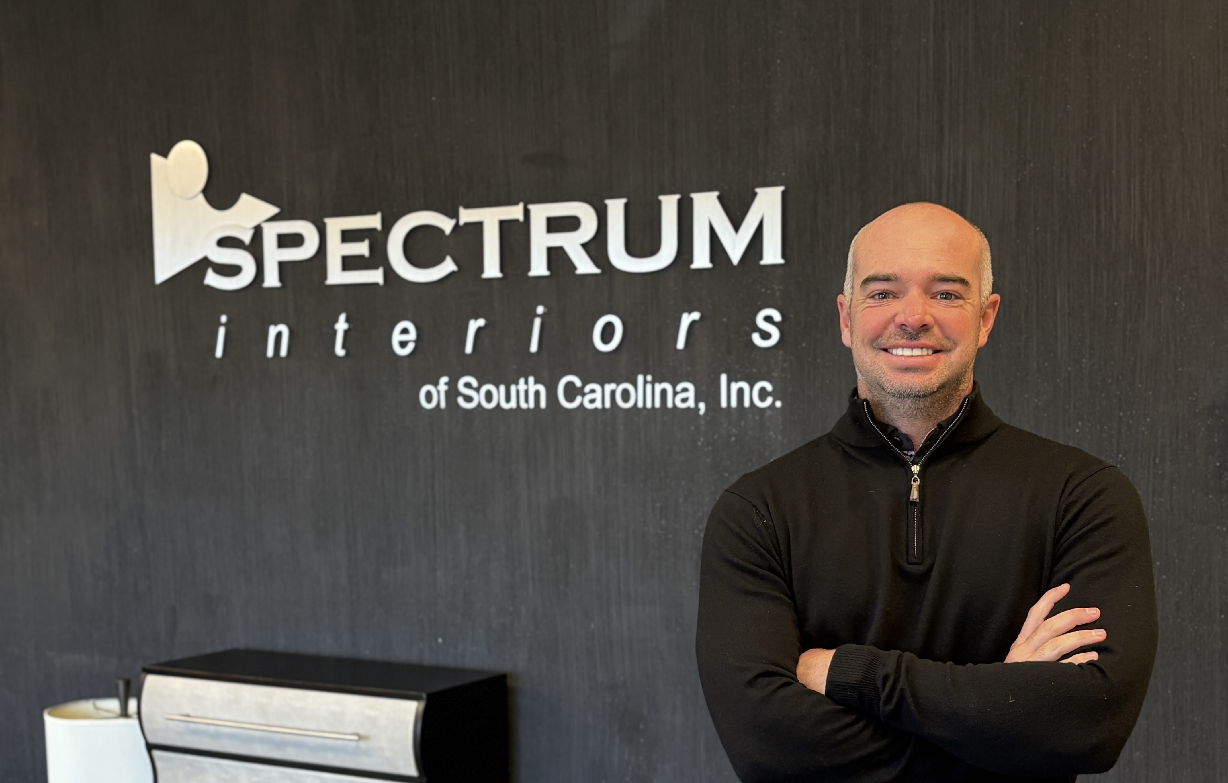 Trey Coomes, Project Manager for Spectrum Interiors of South Carolina