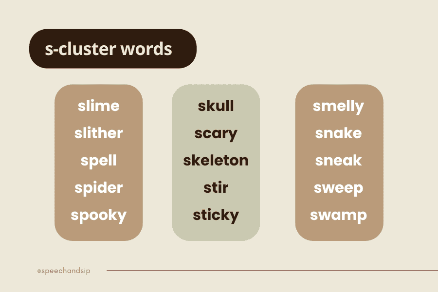 halloween slime words