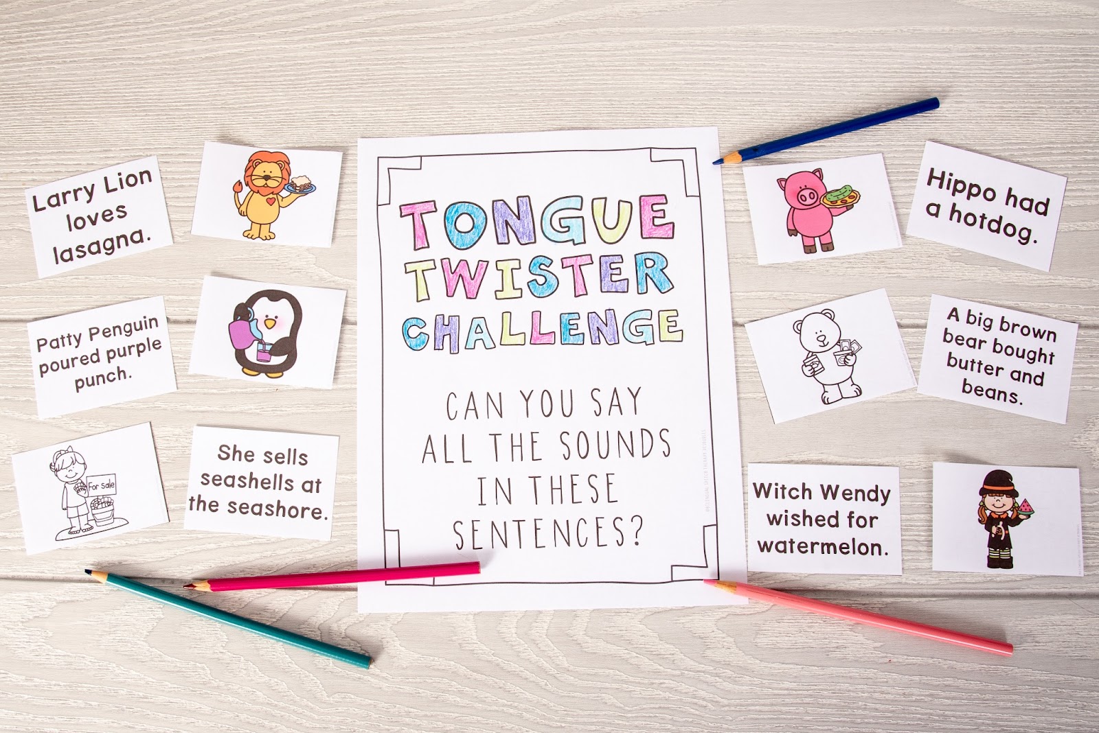 fun and engaging tongue twisters for kids - speech is beautiful