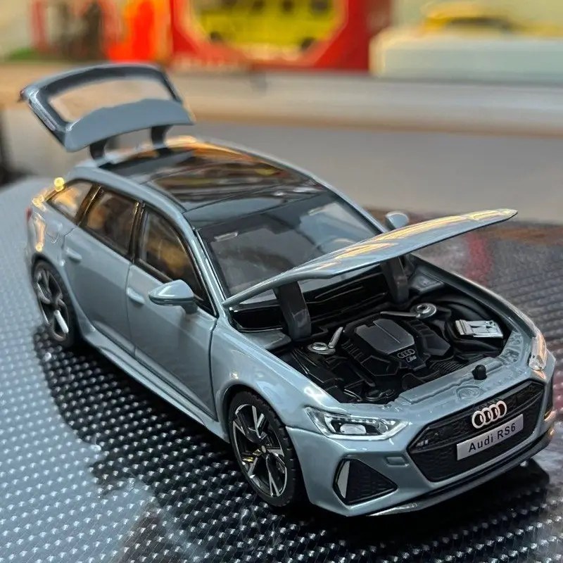 Top Model 1/64 Audi RS6 – Capot Transparent – Miniature Neuve