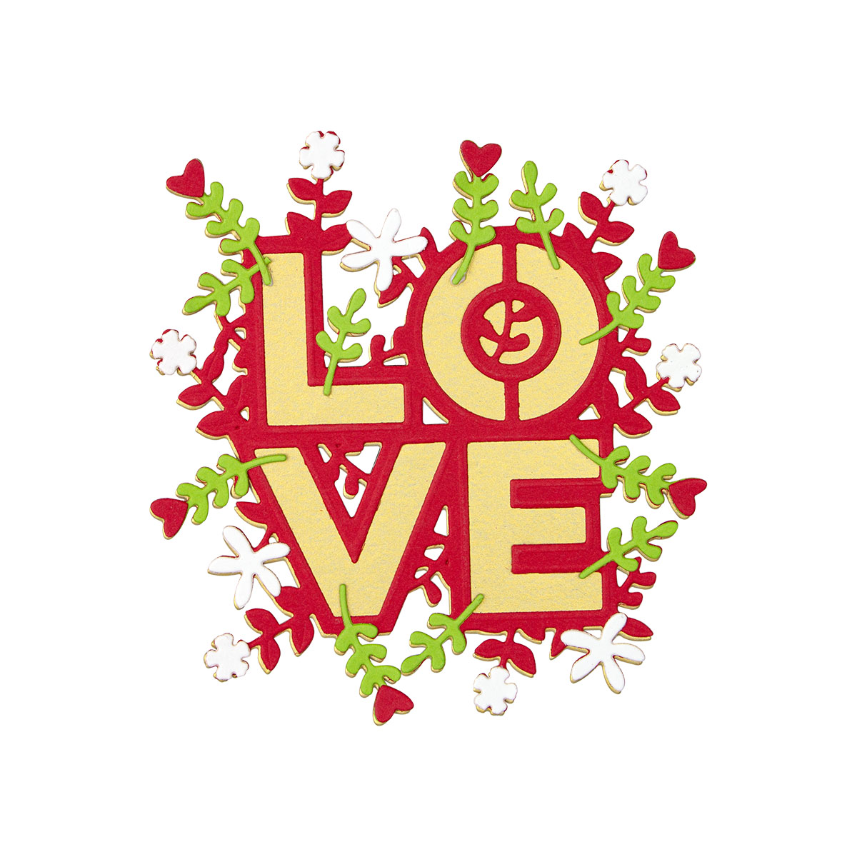 Spellbinders January 2020 Small Die of the Month is Here &ndash; Bold Love #SpellbindersClubKits #NeverStopMaking